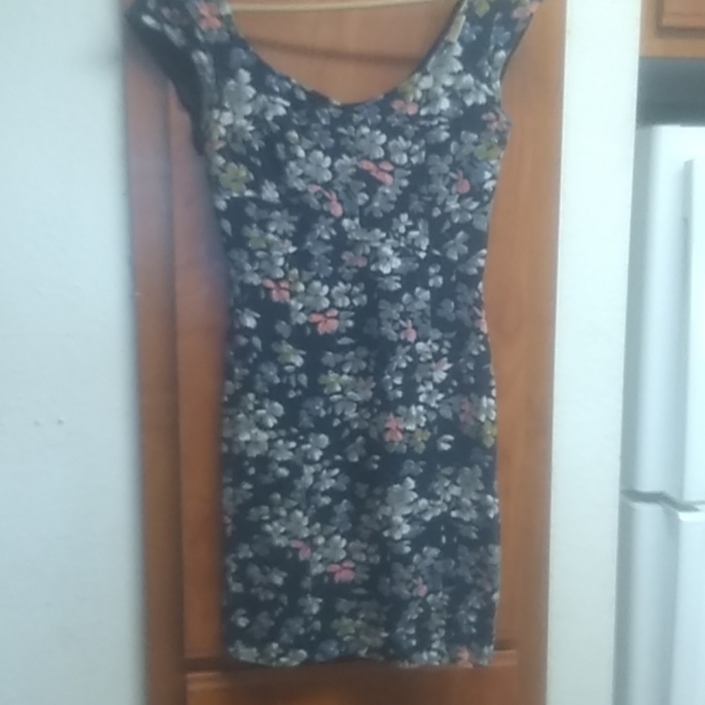 French Connection Denim floral sundress